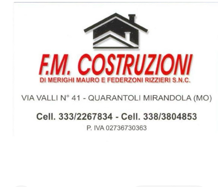 Logo F.M. Costruzioni di Merighi Mauro e Federzoni Rizzieri